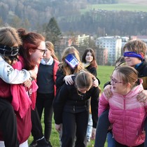 Přespávačka 6.B ve škole