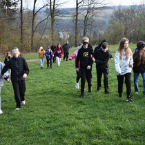 Přespávačka 6.B ve škole