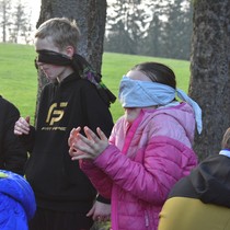Přespávačka 6.B ve škole