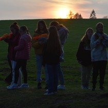 Přespávačka 6.B ve škole