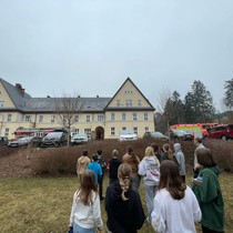 Požární evakuace na 2. stupni