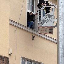 Požární evakuace na 2. stupni