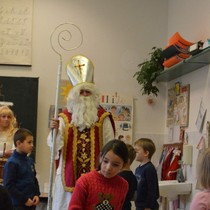 Mikulášská nadílka na 1. stupni ZŠ KK Hostinné 5. 12. 2016