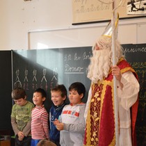 Mikulášská nadílka na 1. stupni ZŠ KK Hostinné 5. 12. 2016