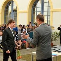 Slavnostní předávání vysvědčení vycházejícím žákům