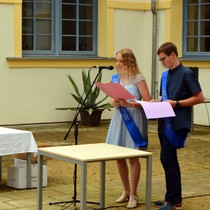 Slavnostní předávání vysvědčení deváťákům