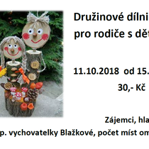 Družinové dílničky 11. 10.